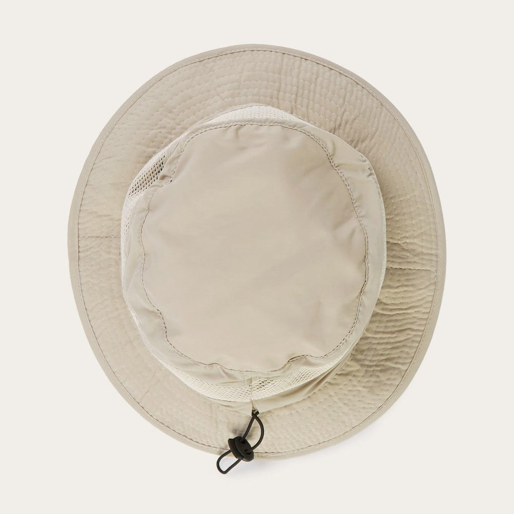 Switchback 'No Fly Zone' Mesh Bucket Hat Khaki | Stetson Hats