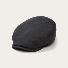 Premium Linen Driver Cap Black | Stetson Hats