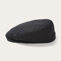 Premium Linen Driver Cap Black | Stetson Hats