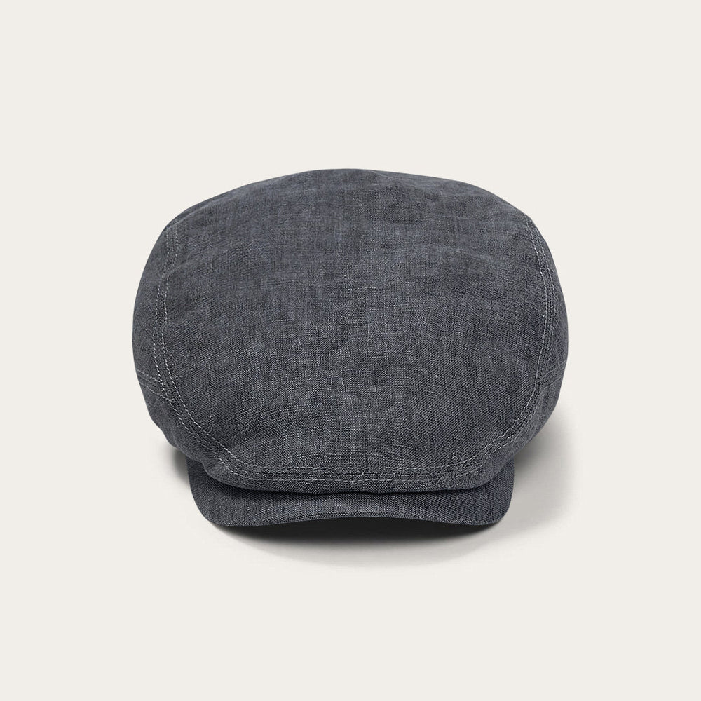 Premium Linen Driver Cap Denim Grey | Stetson Hats