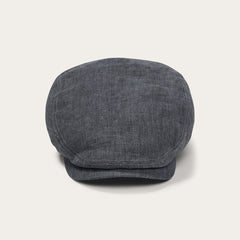 Premium Linen Driver Cap Denim Grey | Stetson Hats