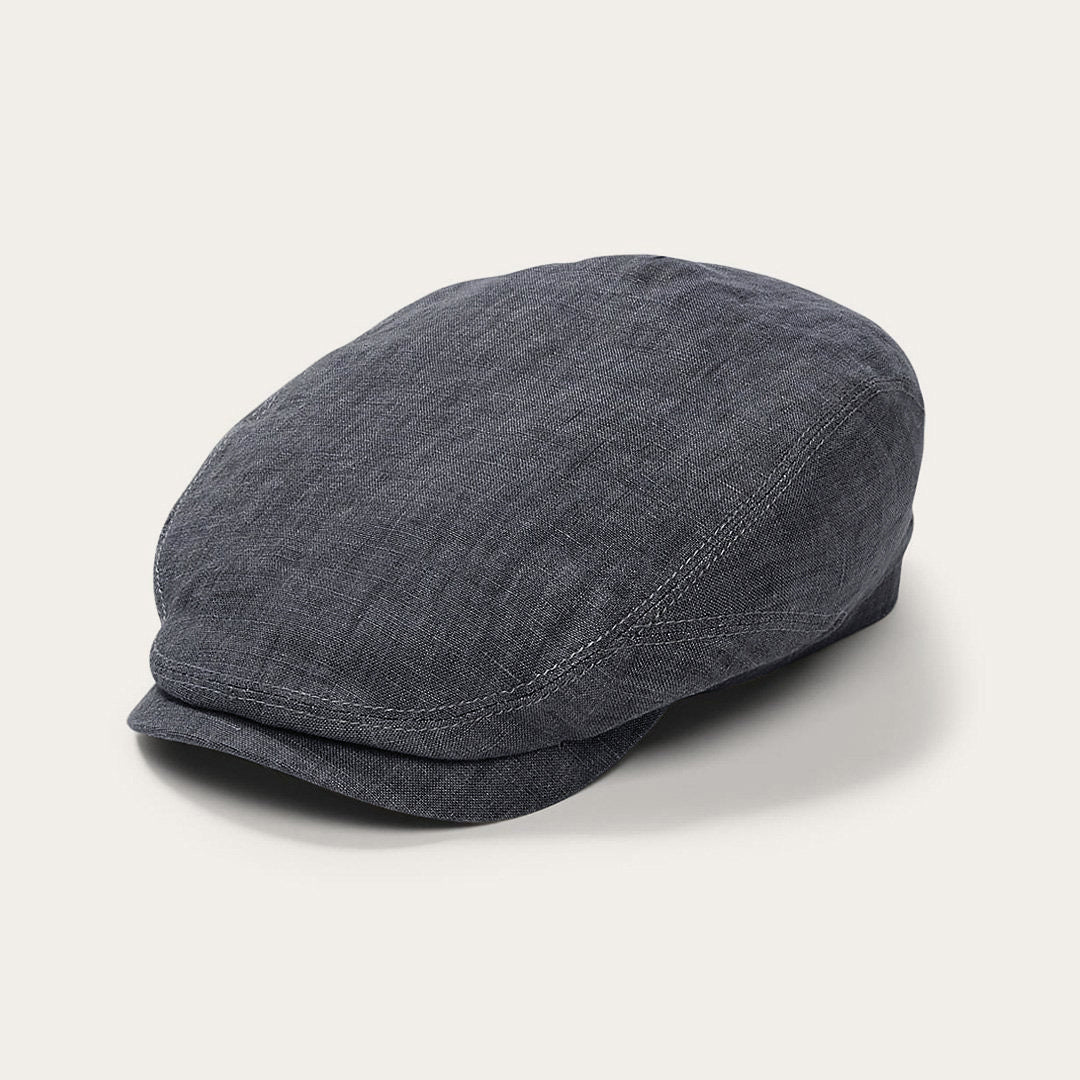 Premium Linen Driver Cap Denim Grey | Stetson Hats