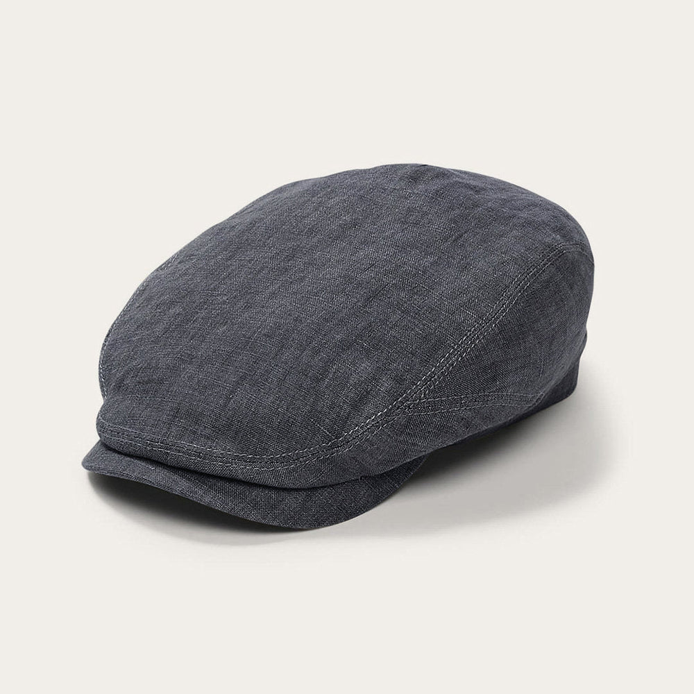 Premium Linen Driver Cap Denim Grey | Stetson Hats
