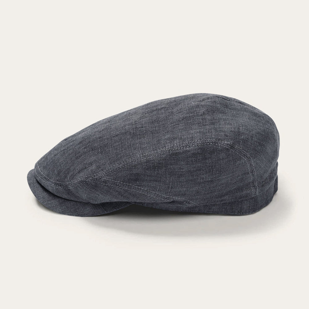 Premium Linen Driver Cap Denim Grey | Stetson Hats