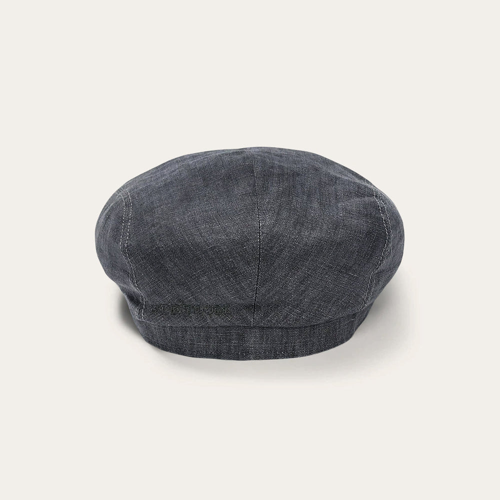 Premium Linen Driver Cap Denim Grey | Stetson Hats