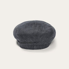 Premium Linen Driver Cap Denim Grey | Stetson Hats