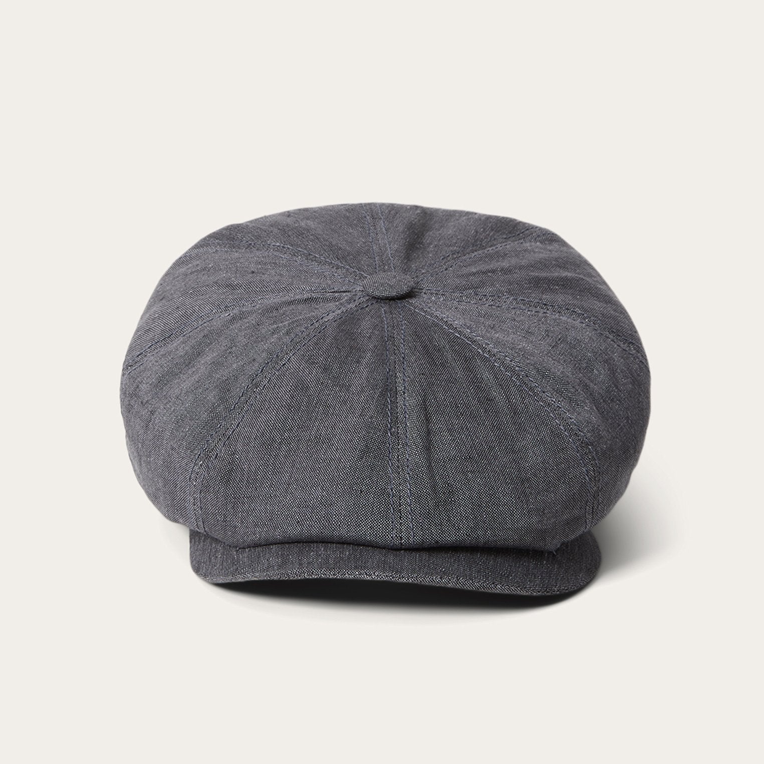 Linen Hatteras Newsboy Grey | Stetson Hats