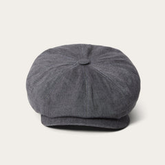 Linen Hatteras Newsboy Grey | Stetson Hats