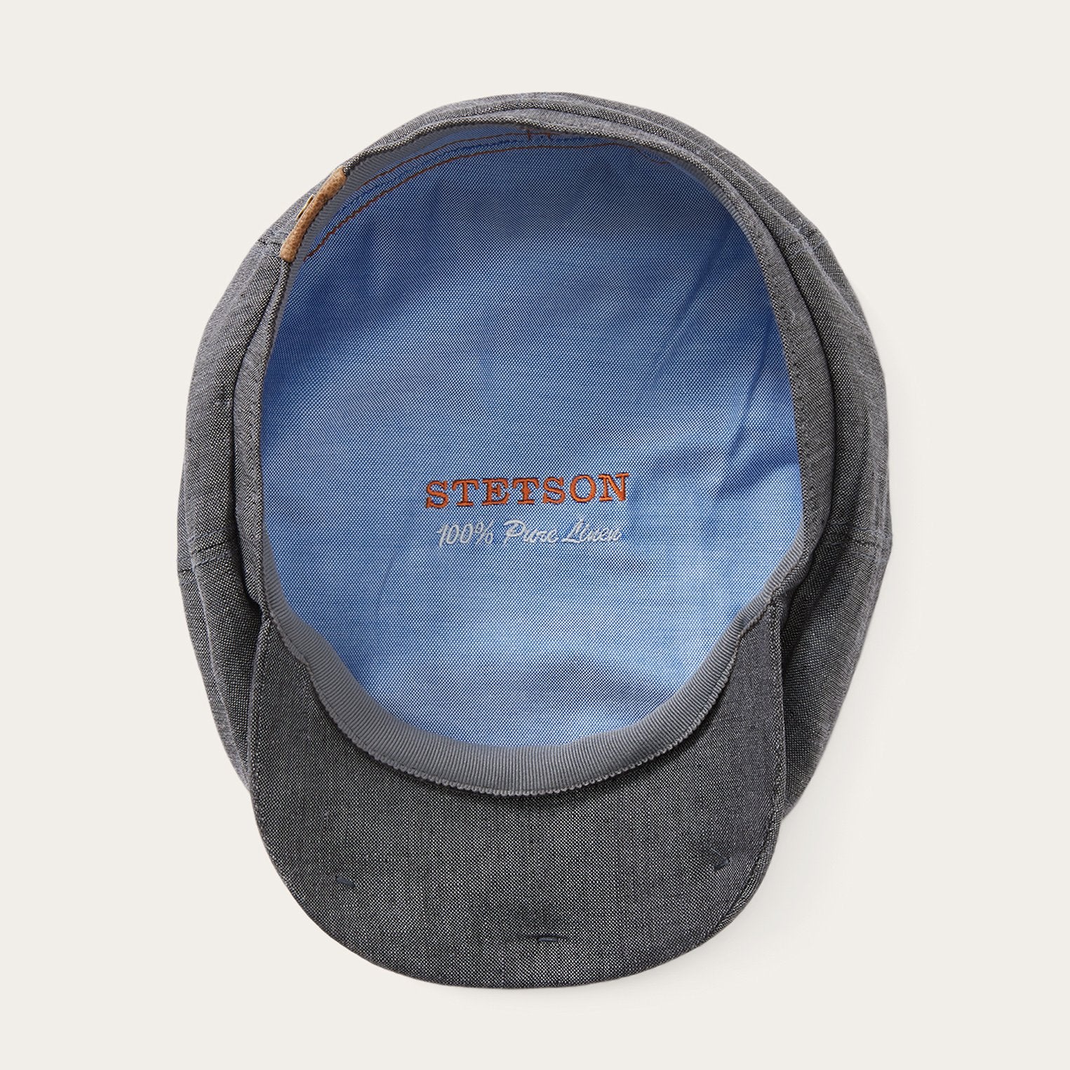Linen Hatteras Newsboy Grey | Stetson Hats