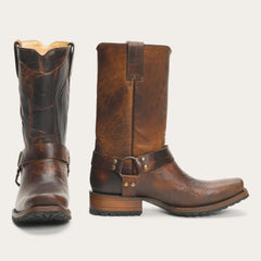 Heritage Harness Boots Waxed Brown | Stetson