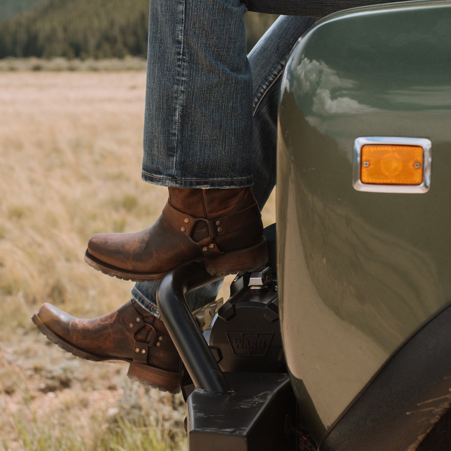 Heritage Harness Boots Waxed Brown | Stetson