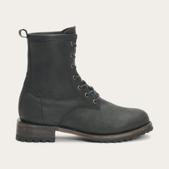 Sam Lace Up Black Leather | Stetson