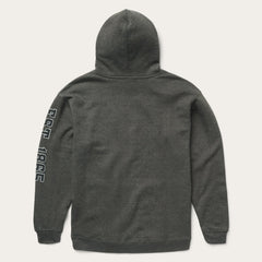 Charcoal Heather Fleece Hooded Sweatshirt Grey | Stetson Men