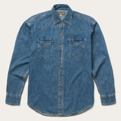 Classic Denim Shirt Blue | Stetson Men