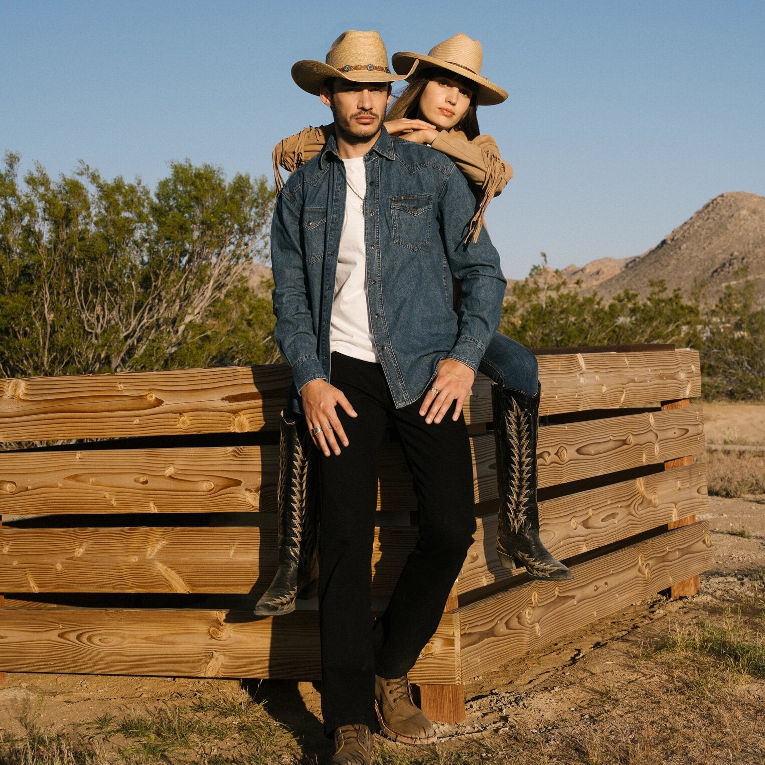 Classic Denim Shirt Blue | Stetson Men