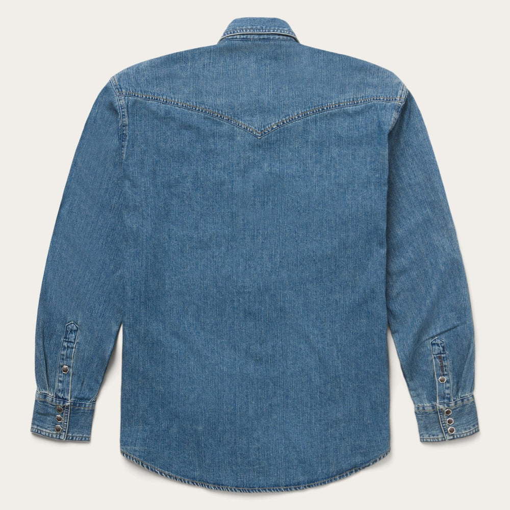 Classic Denim Shirt Blue | Stetson Men