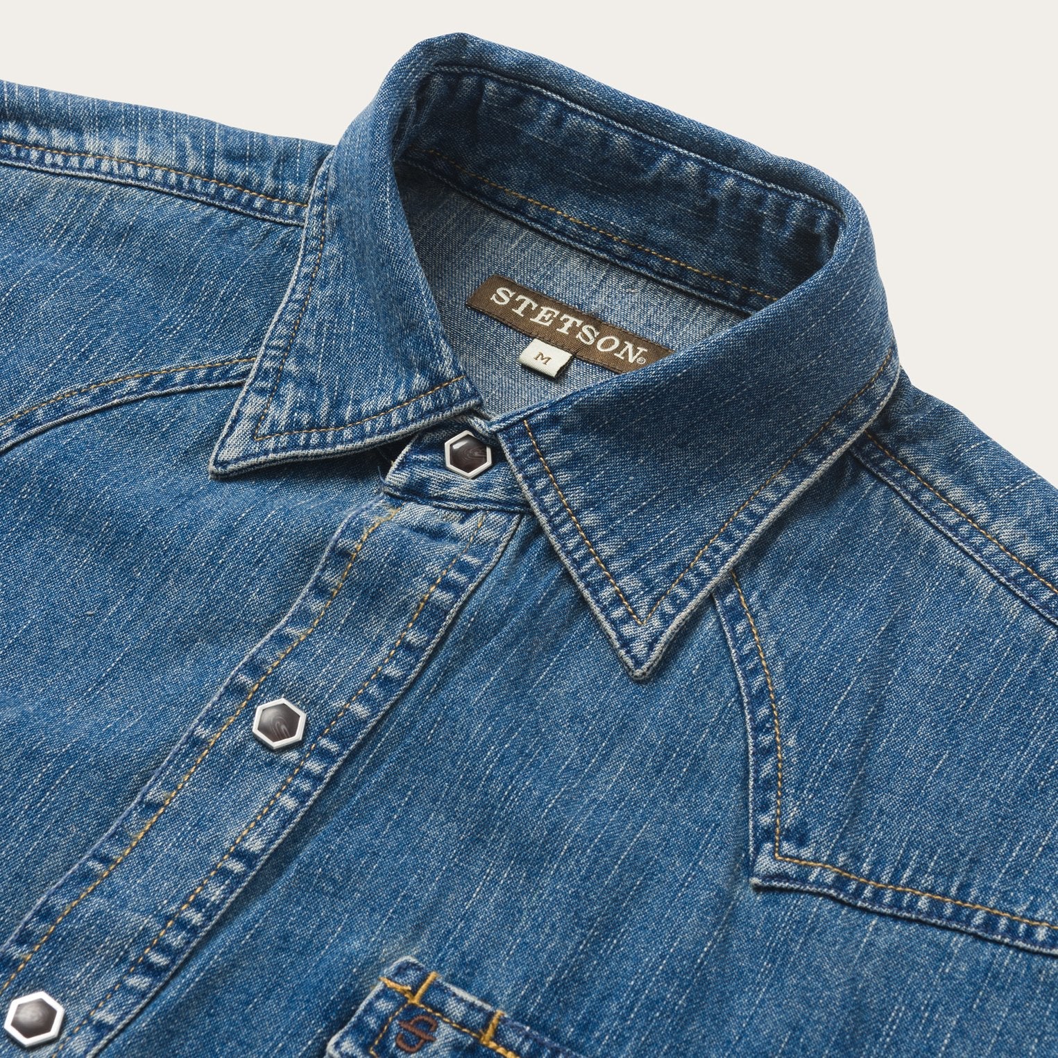 Classic Denim Shirt Blue | Stetson Men