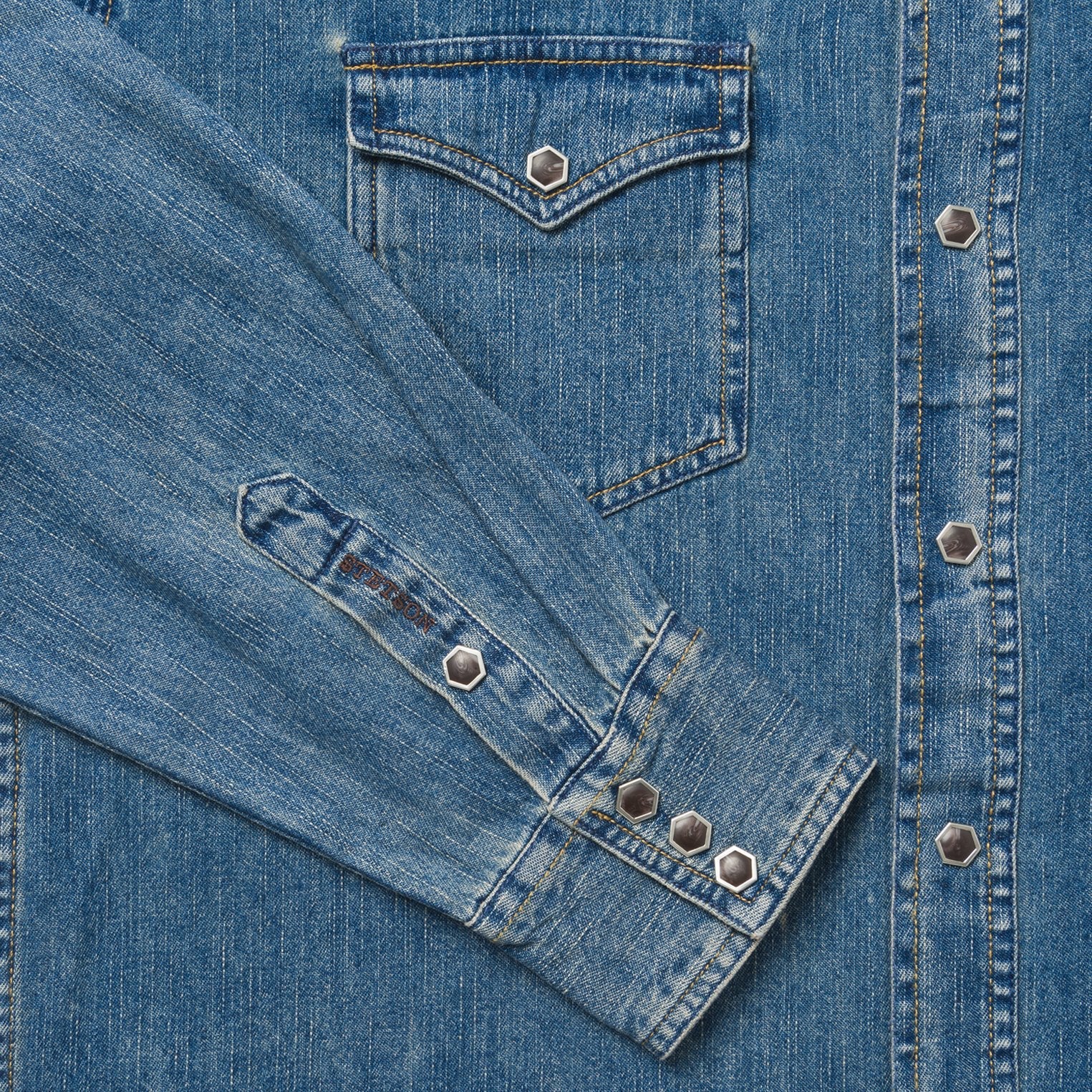 Classic Denim Shirt Blue | Stetson Men