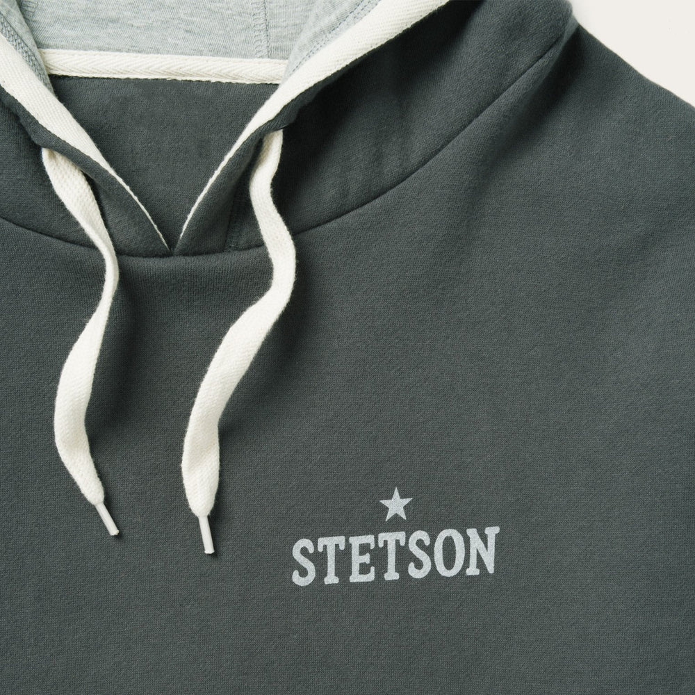 Stetson Hoodie Star Left Chest Blue | Stetson Men