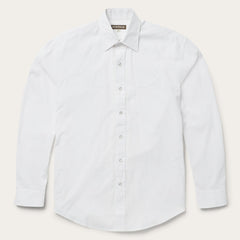 Pin Point Oxford Shirt White | Stetson Men