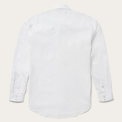 Pin Point Oxford Shirt White | Stetson Men