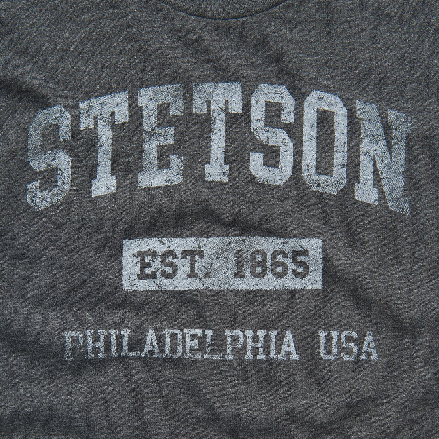 1865 Graphic Tee Grey | Stetson Men