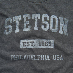 1865 Graphic Tee Grey | Stetson Men