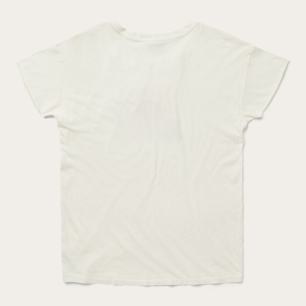 Sunrise Graphic Tee White | Stetson Women