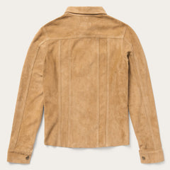 Suede Denim Shirt Jacket Brown | Stetson Women