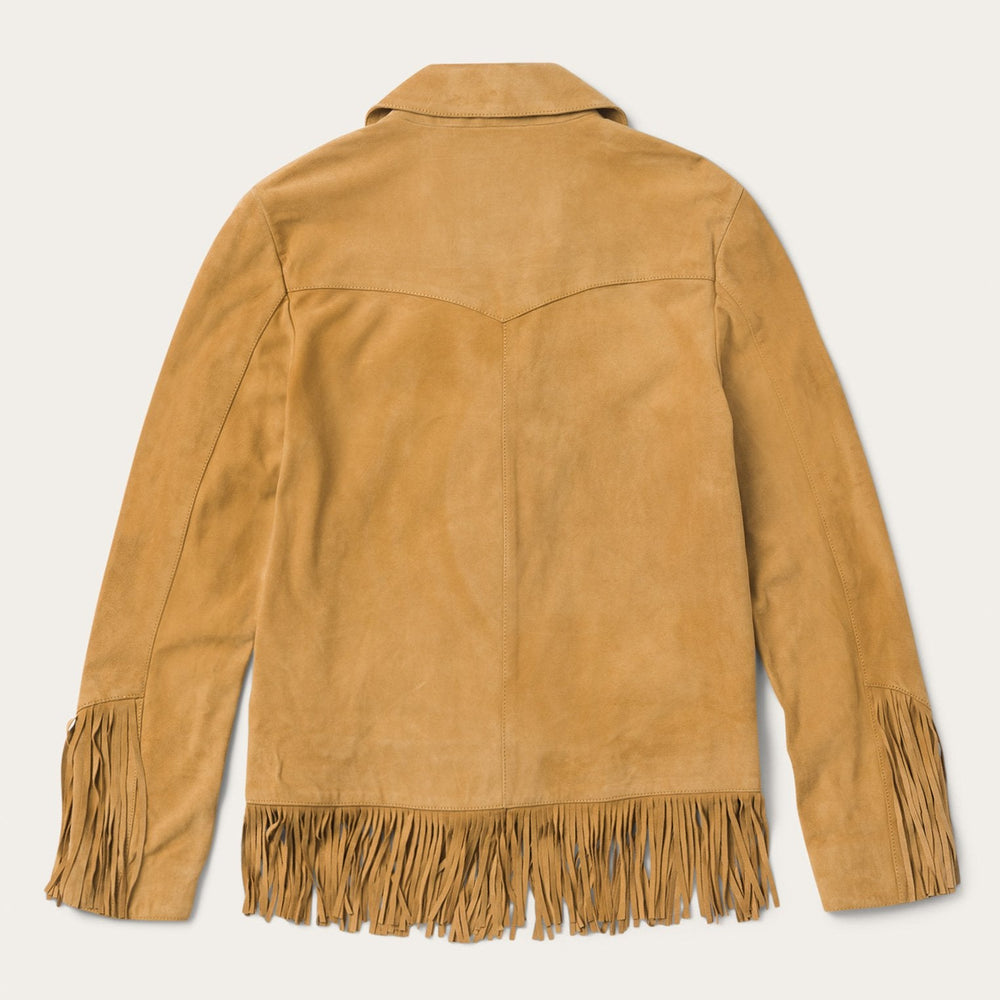 Fringe Suede Jacket Tan | Stetson Women