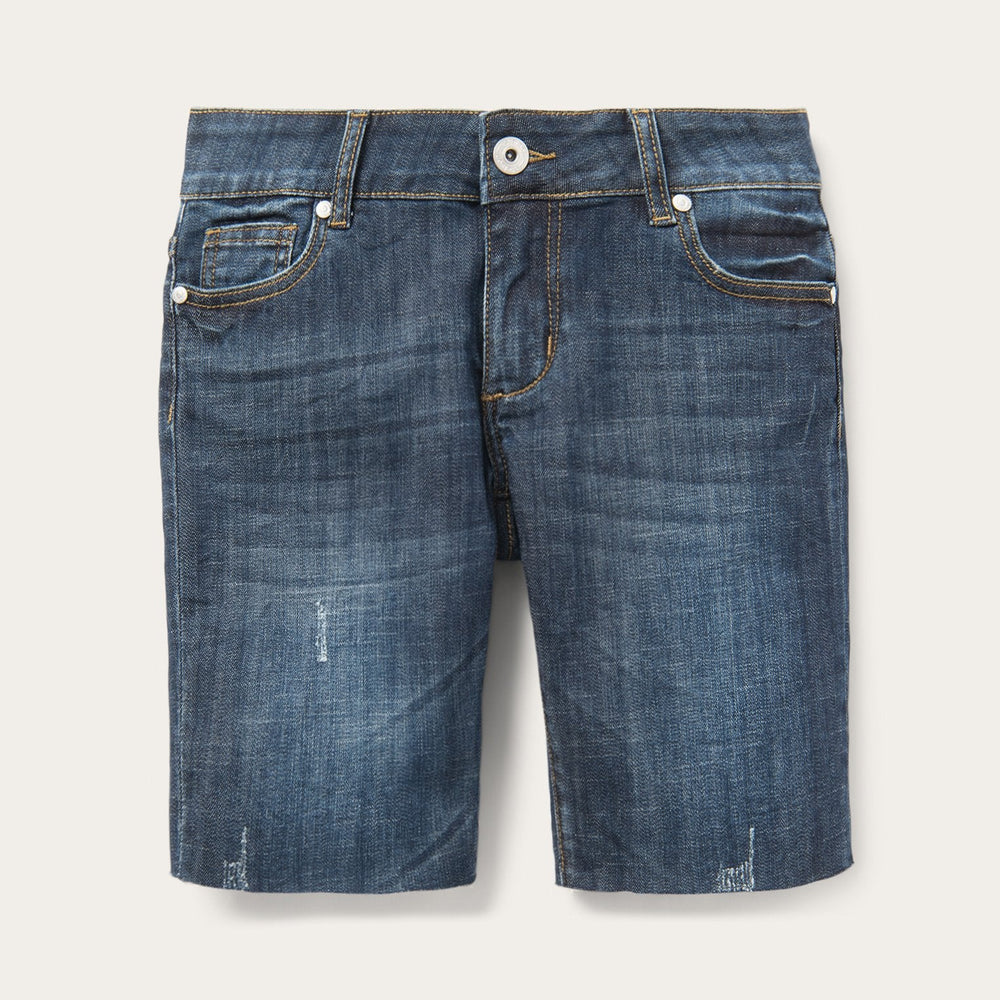 Dark Wash Denim Shorts Blue | Stetson Women