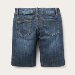 Dark Wash Denim Shorts Blue | Stetson Women