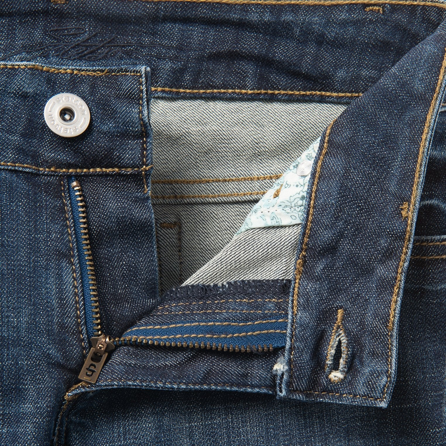 Dark Wash Denim Shorts Blue | Stetson Women