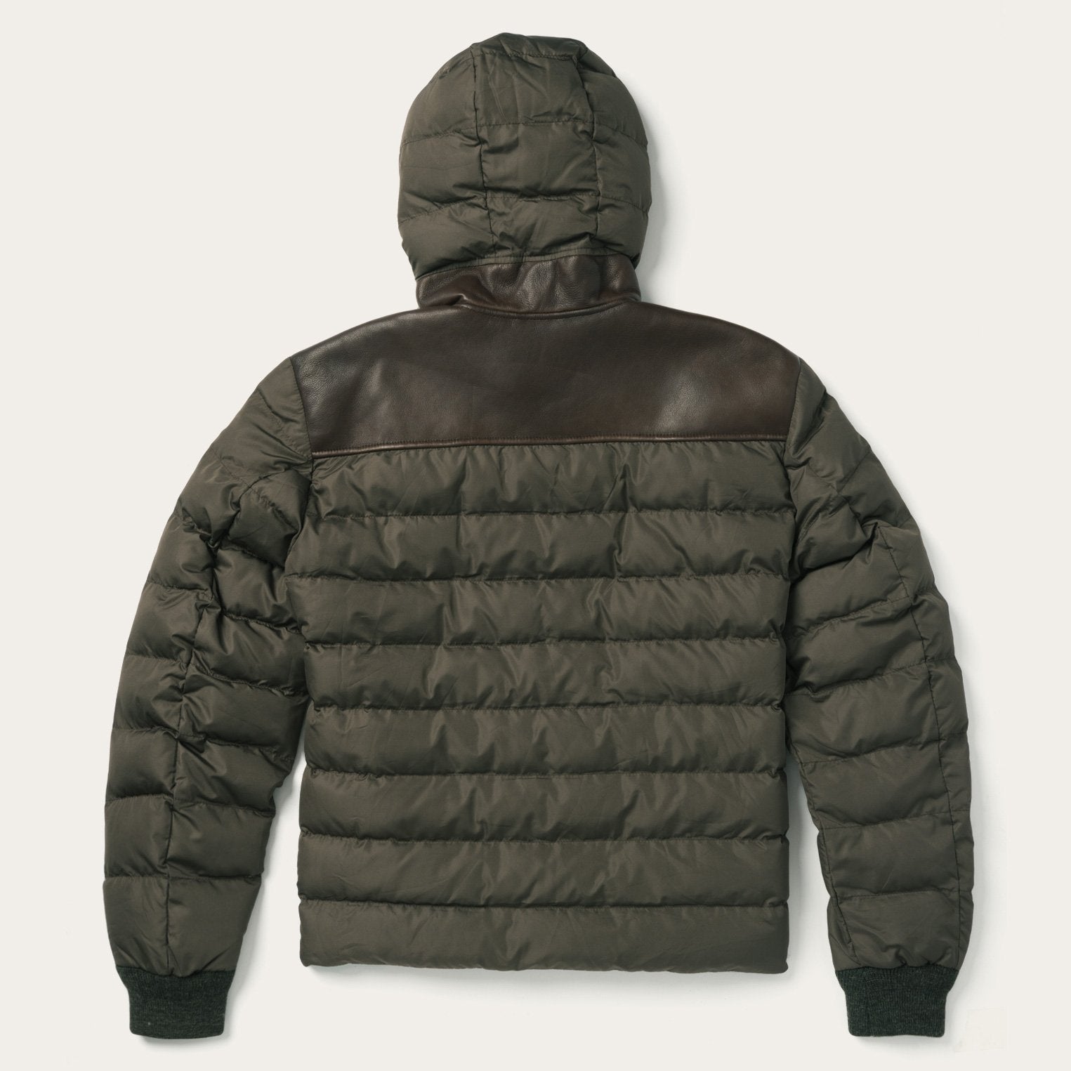 Stetson Hooded Suede Jacket Brown | Stetson Men