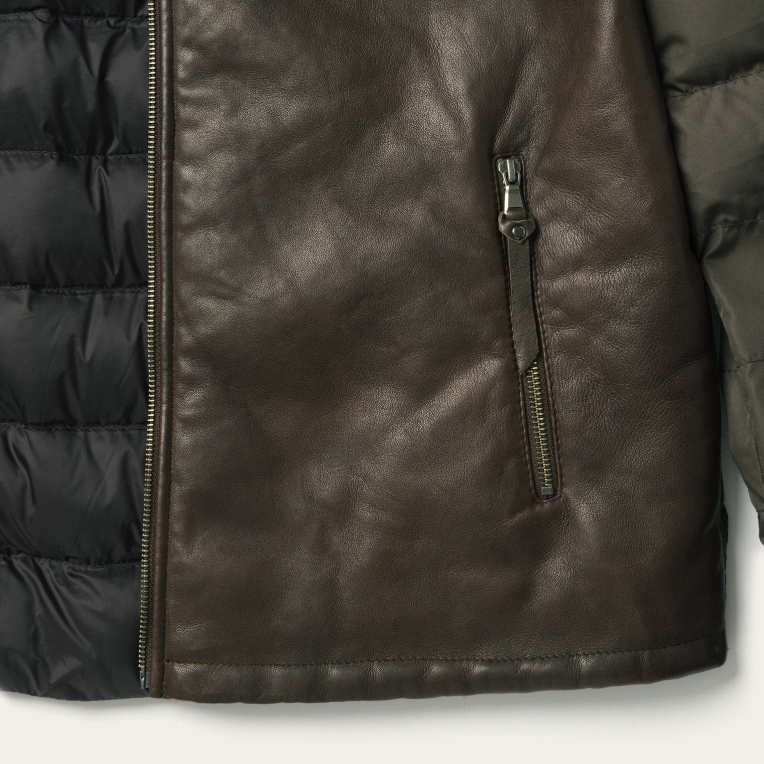 Stetson Hooded Suede Jacket Brown | Stetson Men