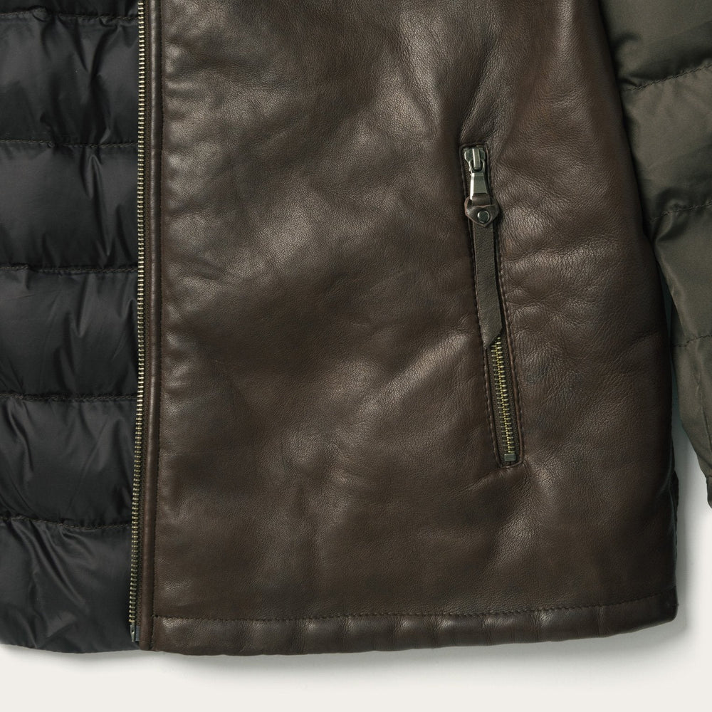 Stetson Hooded Suede Jacket Brown | Stetson Men