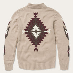 Brown Aztec Cardigan Brown | Stetson Men
