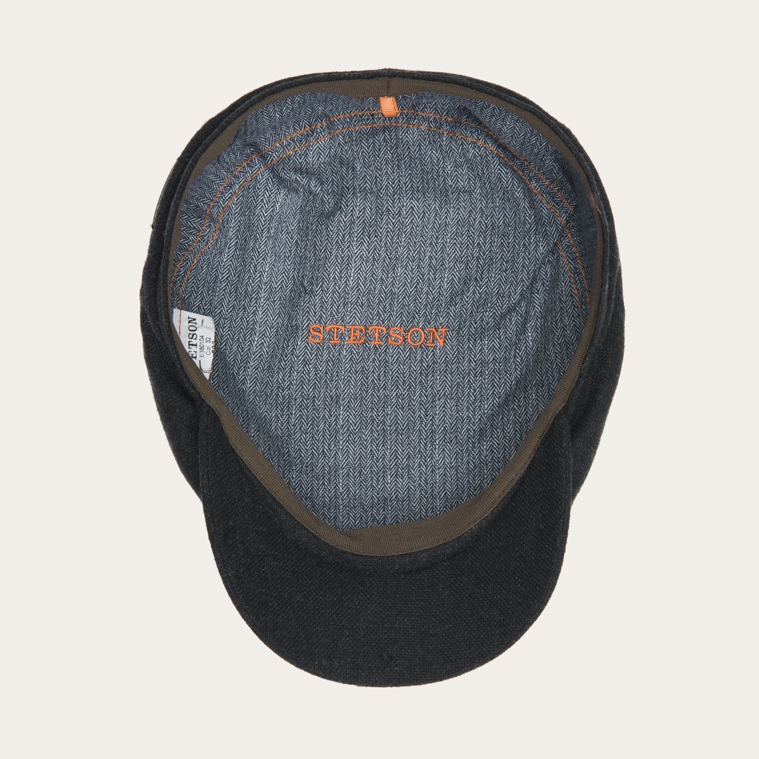 Virgin Wool & Cashmere Driver Cap Grey | Stetson Hats
