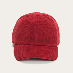 Cord Baseball Cap Red | Stetson Hats