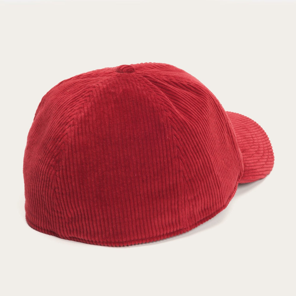 Cord Baseball Cap Red | Stetson Hats