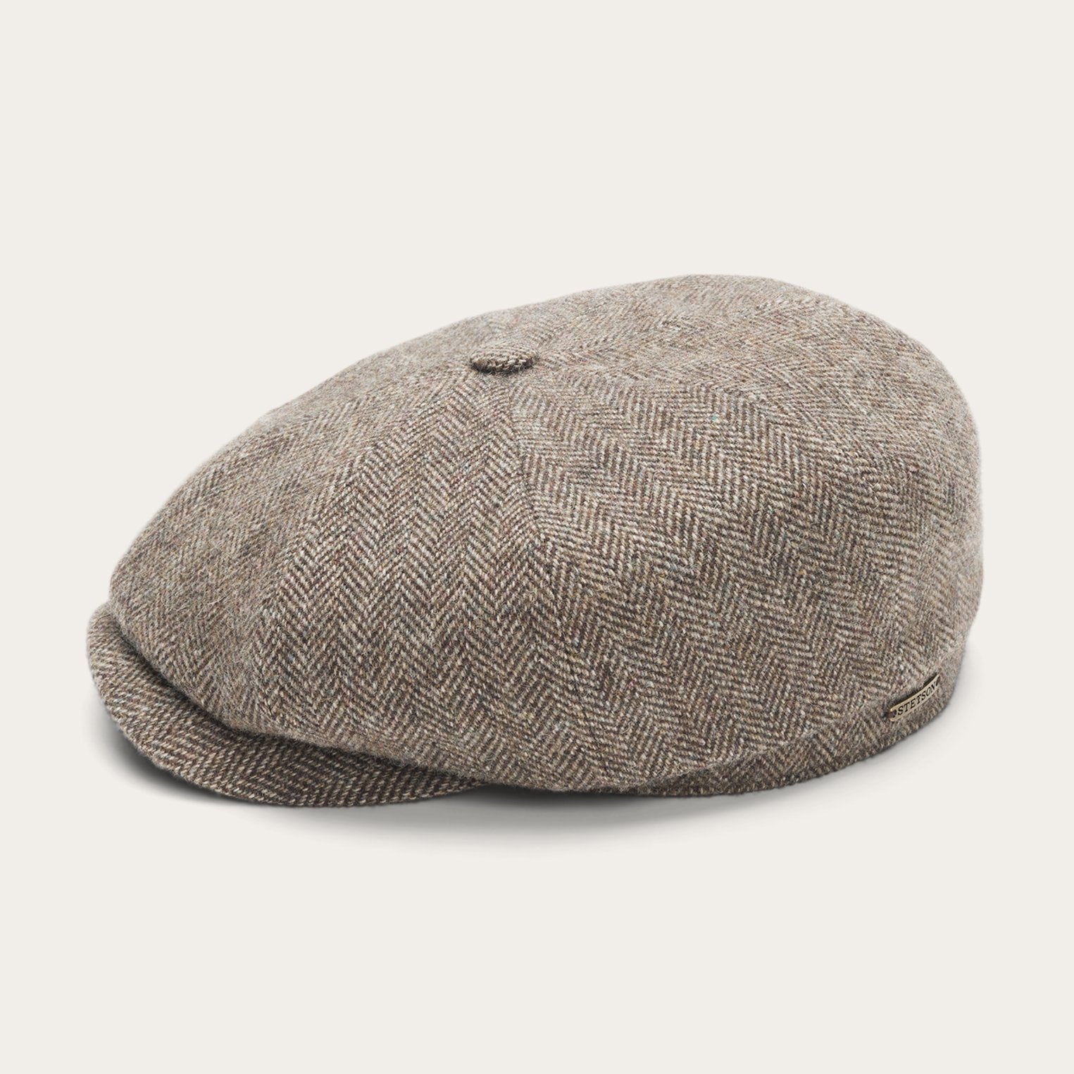 Wool Herringbone Hatteras Grey Herringbone | Stetson Hats