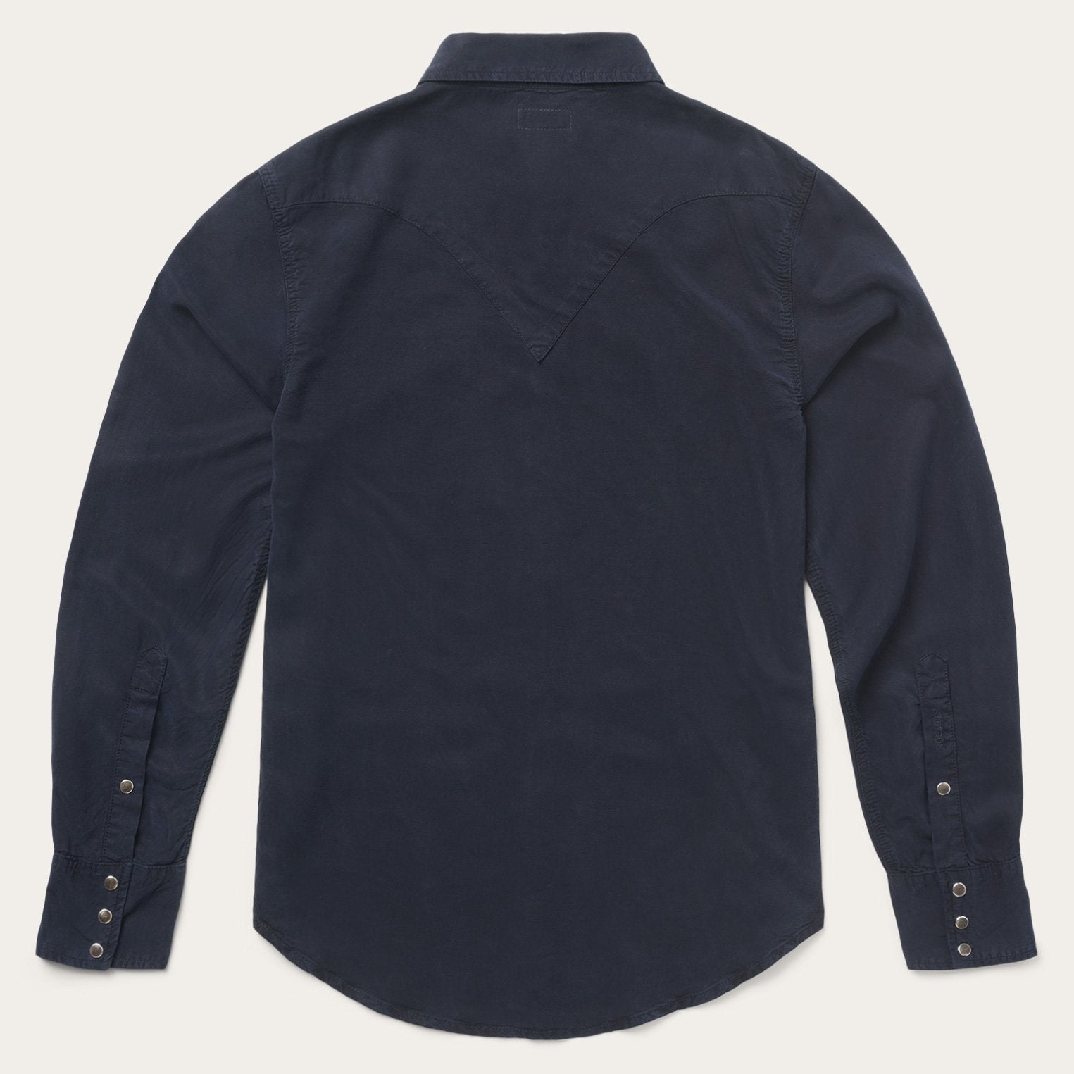 Navy Twill Shirt Blue | Stetson Men