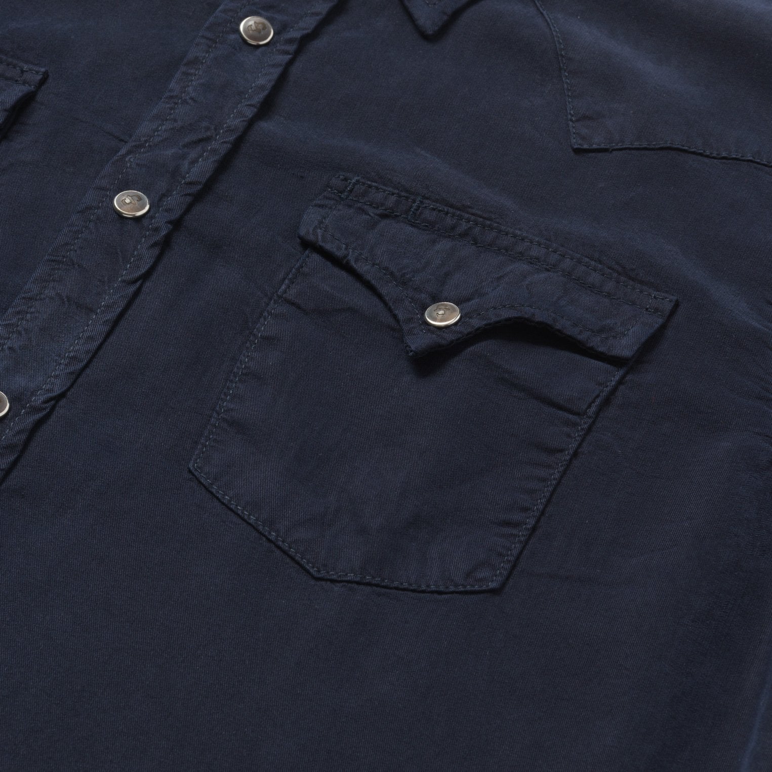 Navy Twill Shirt Blue | Stetson Men