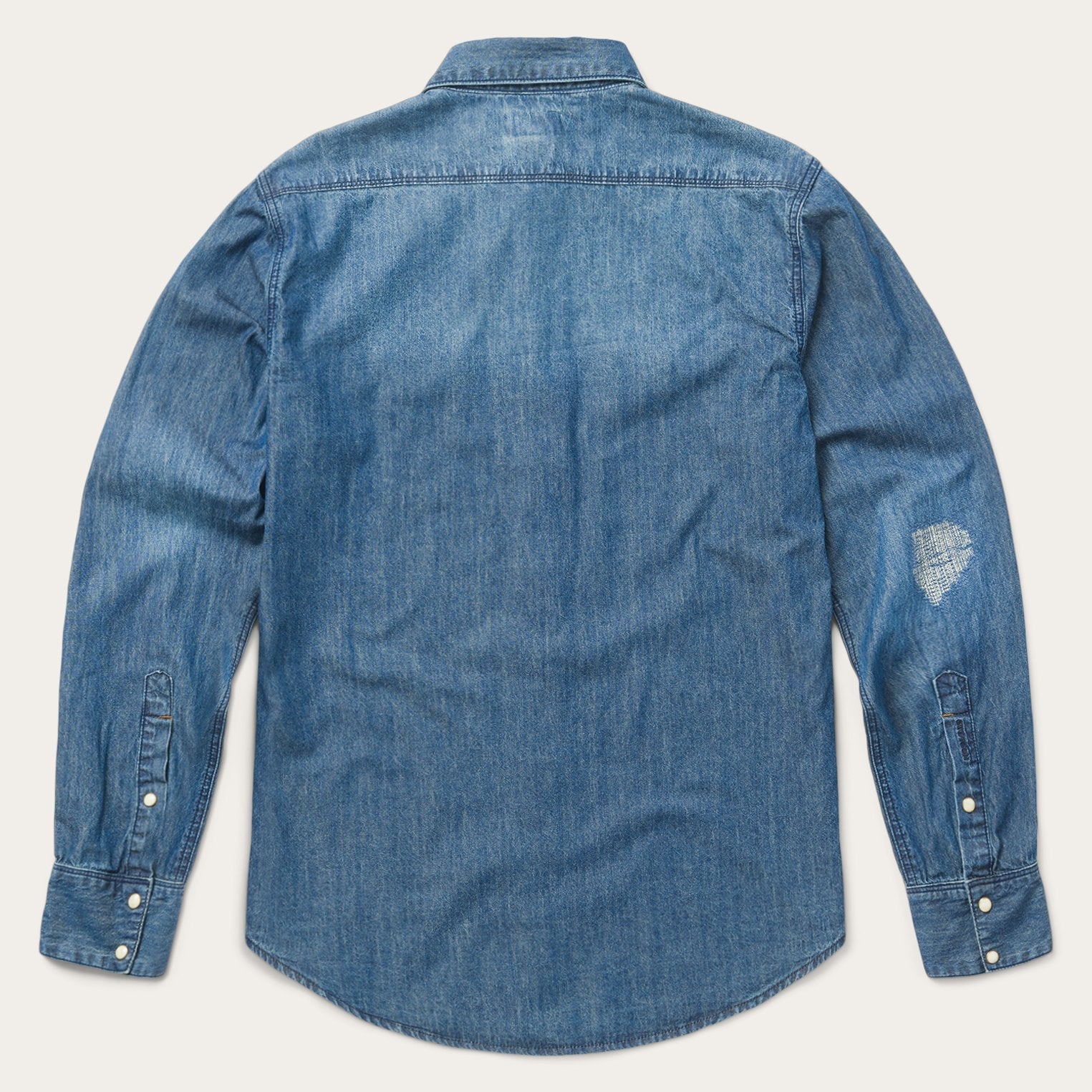 Medium Blue Denim Shirt Blue | Stetson Men