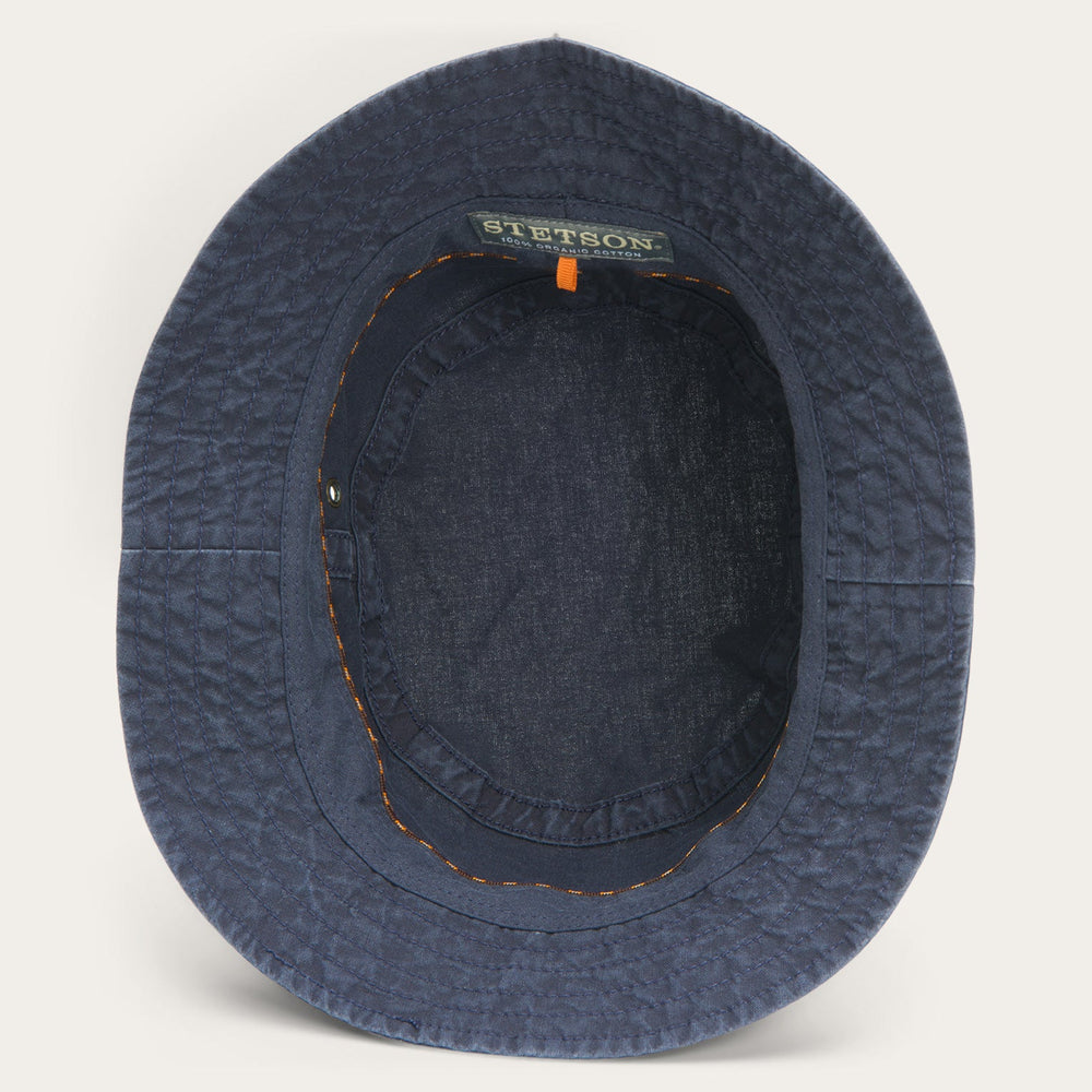 Bucket Delave Organic Cotton Blue | Stetson Hats