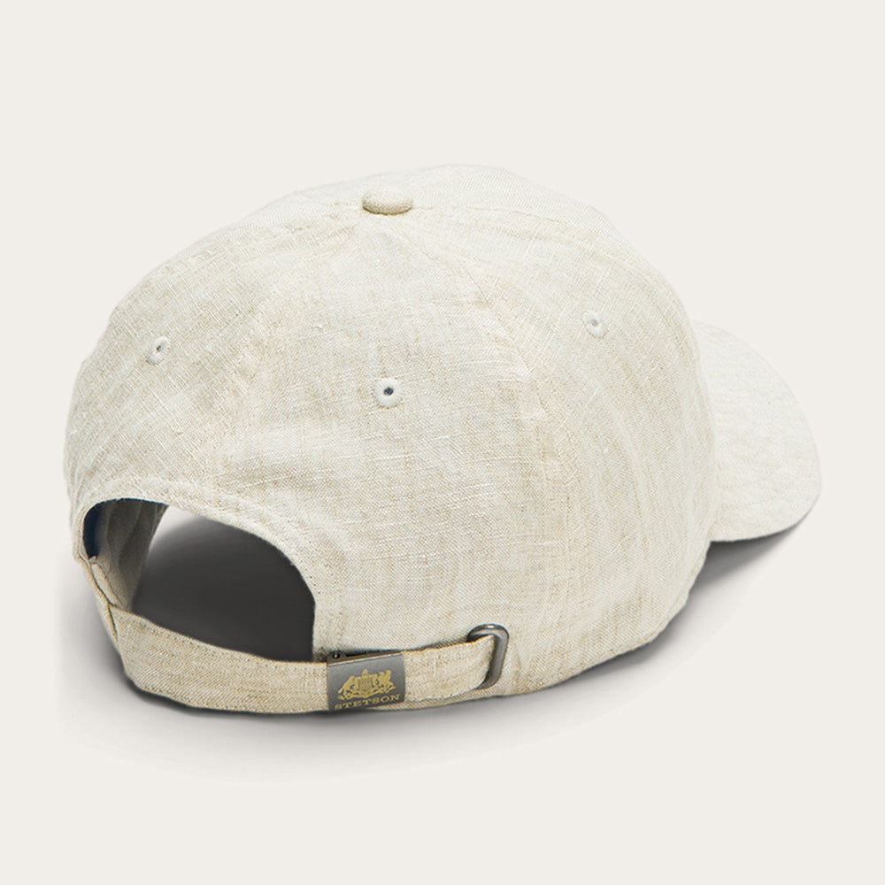 Linen Baseball Cap Beige | Stetson Hats
