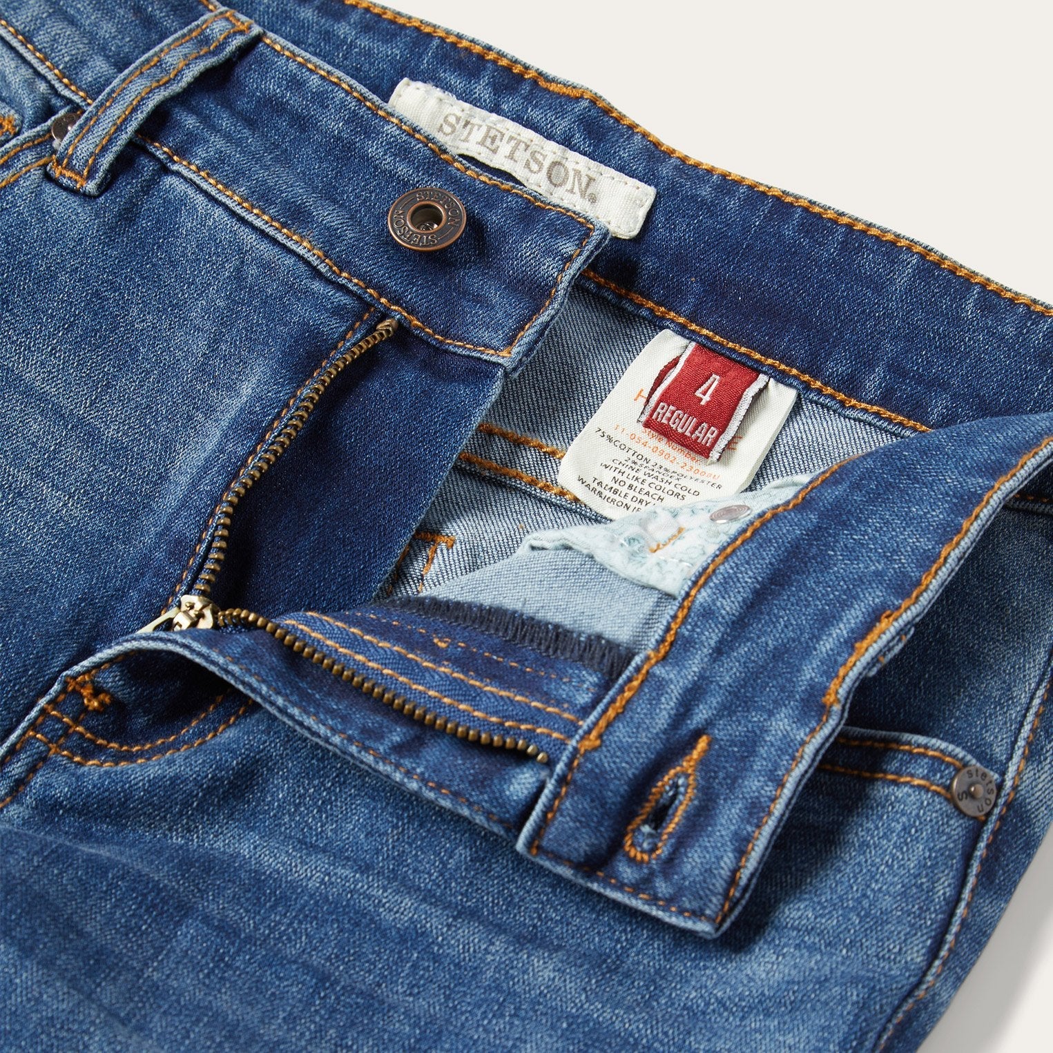 902 High Waist Skinny Fit Jeans Blue | Stetson Women