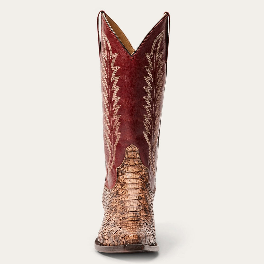 Ember Python Snip Toe Boot Red | Stetson