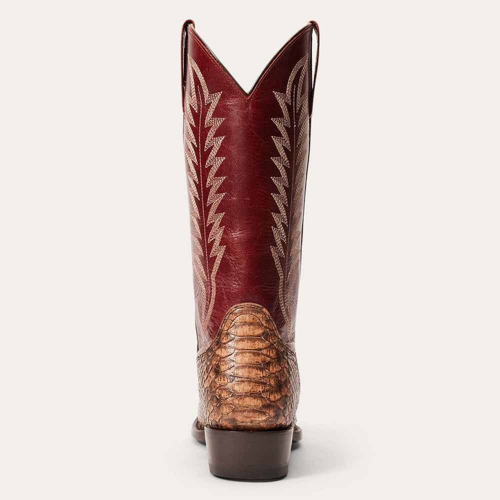 Ember Python Snip Toe Boot Red | Stetson
