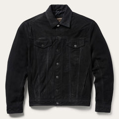 Leather Jean Jacket Black | Stetson Men